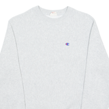 CHAMPION REVERSE WEAVE Mens Sweatshirt Grey Crew Neck S