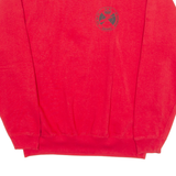 WHALE Rifle Shooting Mens Sweatshirt Red Crew Neck XL