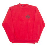 WHALE Rifle Shooting Mens Sweatshirt Red Crew Neck XL