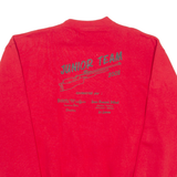 WHALE Rifle Shooting Mens Sweatshirt Red Crew Neck XL