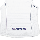 NFL Seattle Seahawks Womens Puffer Gilet White USA 2XL