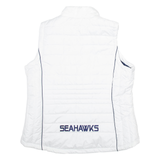 NFL Seattle Seahawks Womens Puffer Gilet White USA 2XL