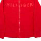 TOMMY HILFIGER Mens Fleece Jacket Red XS