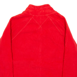 TOMMY HILFIGER Mens Fleece Jacket Red XS