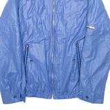 Mens Shell Jacket Blue Striped M