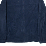 STARTER Mens Fleece Jacket Blue L
