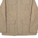 TOMMY HILFIGER Mens Quilted Coat Beige M