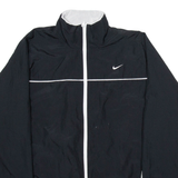 NIKE Mesh Lined Mens Track Jacket Black L