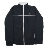 NIKE Mesh Lined Mens Track Jacket Black L