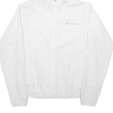 CHAMPION Mens Jacket White Hooded S