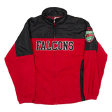 NFL Falcons Mens Fleece Jacket Red USA M