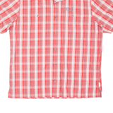 JACK WOLFSKIN Mens Shirt Red Check M