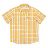 JACK WOLFSKIN Mens Shirt Orange Check S