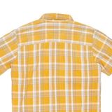 JACK WOLFSKIN Mens Shirt Orange Check S