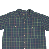 BEE-Q BY BISON Womens Shirt Green Check L