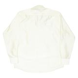 CONSTANT SHIRTS Mens Plain Shirt Yellow Long Sleeve L