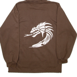 APPLE ACTIVEWEAR Surf Motion Mens Brown Hoodie S