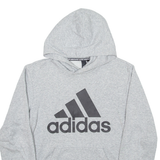 ADIDAS Mens Grey Hoodie S