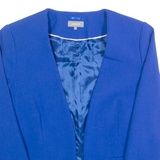 JAEGER Womens Blazer Jacket Blue UK 8