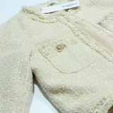 DAPHNIA Womens Blazer Jacket Cream S