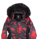 DARE2B Insulated Womens Ski Coat Black Hooded UK 8