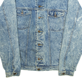 MADE IN THE SHADE Mens Denim Jacket Blue USA L