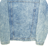 MADE IN THE SHADE Mens Denim Jacket Blue USA L