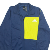 ADIDAS Mens Track Jacket Blue M