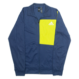 ADIDAS Mens Track Jacket Blue M