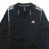 ADIDAS Mens Track Jacket Black L