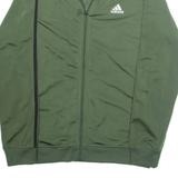 ADIDAS Mens Track Jacket Green S