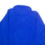 LANDS END Mens Fleece Jacket Blue XL