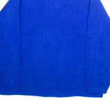 LANDS END Mens Fleece Jacket Blue XL