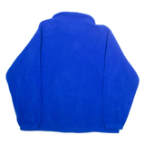 LANDS END Mens Fleece Jacket Blue XL