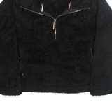 TOMMY HILFIGER Womens Fleece Jacket Black M