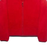 WOOLRICH Mens Fleece Jacket Red XL