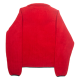 WOOLRICH Mens Fleece Jacket Red XL