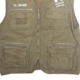 KINGS COLLECTION Mens Gilet Beige XL