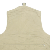 Mens Gilet Beige M