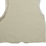 GARAGE Mens Gilet Beige Nylon S