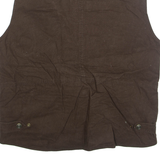 ST. JOHNS BAY Mens Gilet Brown L