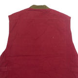 FIELD & STREAM Mens Gilet Red L
