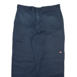 DICKIES Mens Trousers Blue Relaxed Straight W38 L30