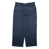 DICKIES Mens Trousers Blue Relaxed Straight W38 L30