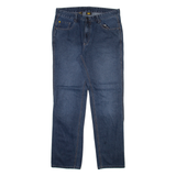 CAT Mens Trousers Blue Regular Straight W36 L34