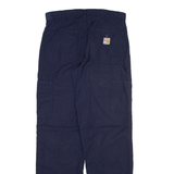 CARHARTT Mens Trousers Blue Regular Straight W30 L32