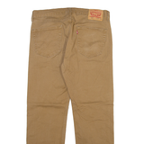 LEVI'S 505 Mens Trousers Beige Regular Straight W32 L28