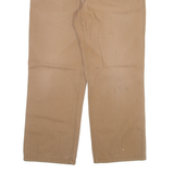 DULUTH TRADING Mens Trousers Beige Relaxed Straight W36 L30