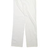 Womens Trousers White Slim Straight W26 L33