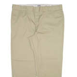 DICKIES 874 Workwear Mens Trousers Beige Regular Straight W44 L30